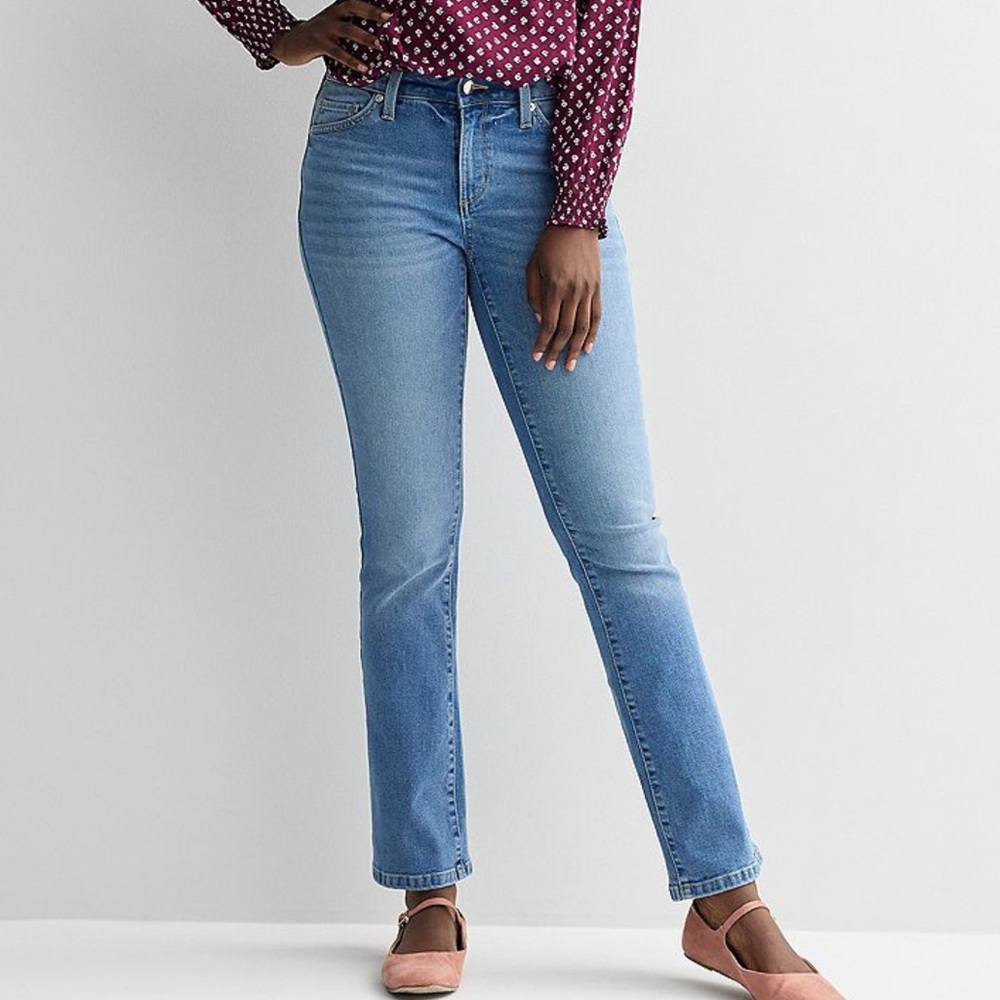 NWT Sonoma Mid-Rise Blue Bootcut Jeans